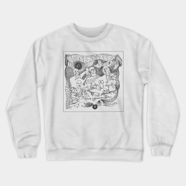 SIDE TRIPS Crewneck Sweatshirt by TheCosmicTradingPost